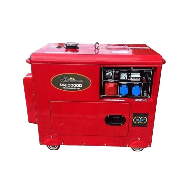 גנרטור מושתק דיזל 7.5KVA תלת פאזי / חד פאזי