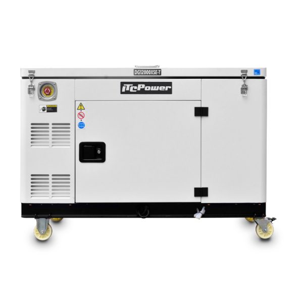 גנרטור דיזל מושתק 12.5KVA מנוע קירור מים DG12000XSE-T מבית ITC POWER